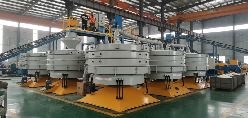 PVC粉末又“抱團(tuán)”停機(jī)？銀星圓形搖擺篩一招破解，效率提升超60%