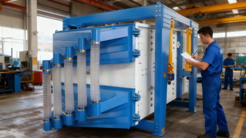 方形搖擺篩總“掉鏈子”？銀星3步保養(yǎng)法，石英砂篩分年省60%成本！